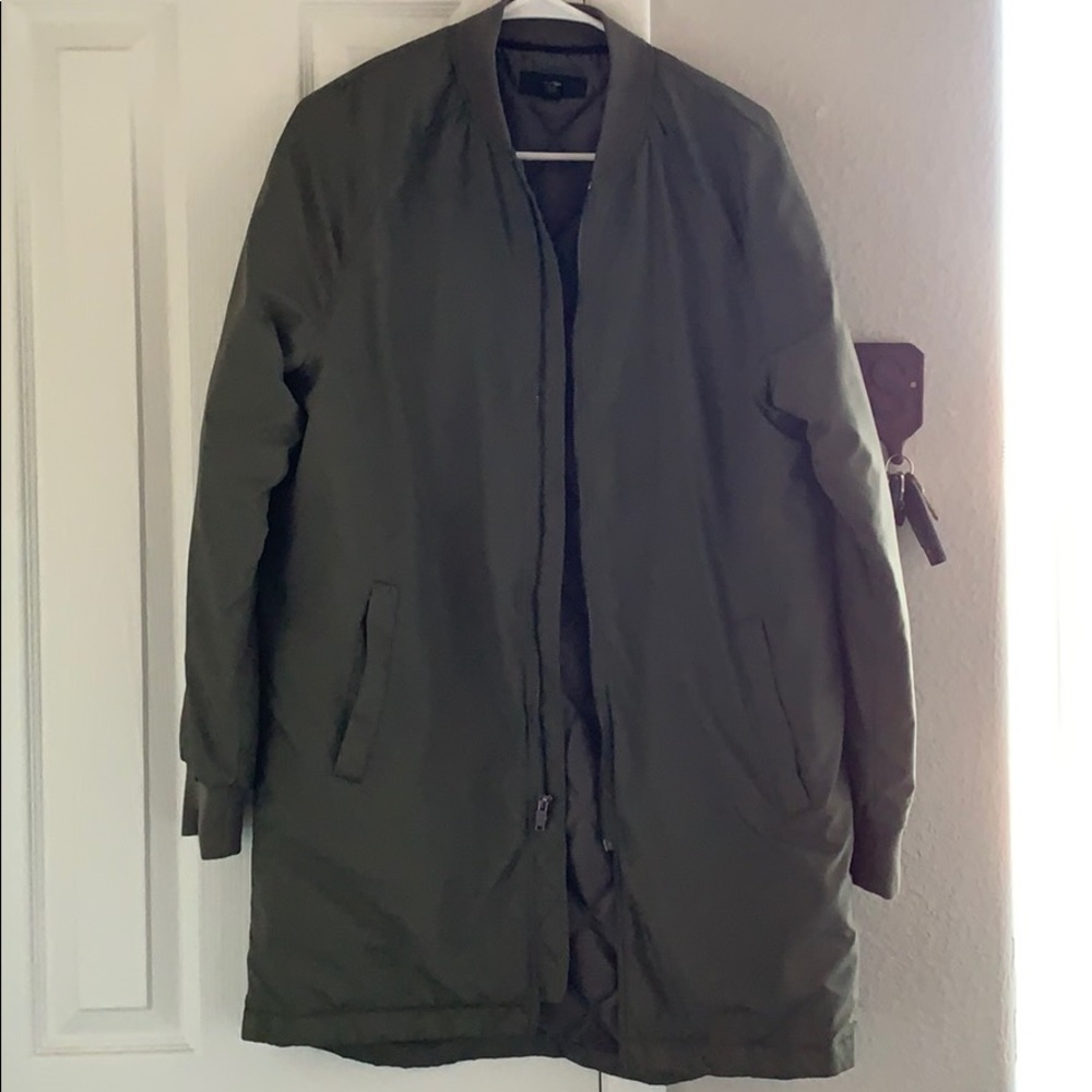 Dark green zip up